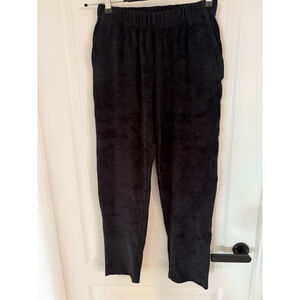 Women's Lands' End Black Sport Corduroy Straight Leg Pants XSP